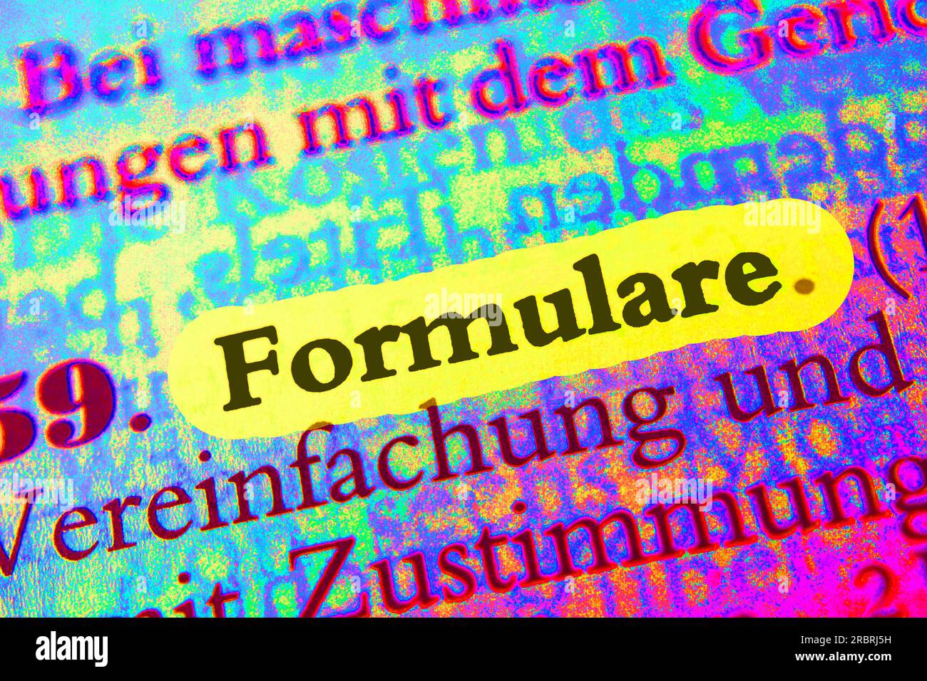 The German word Stock Photo Alamy