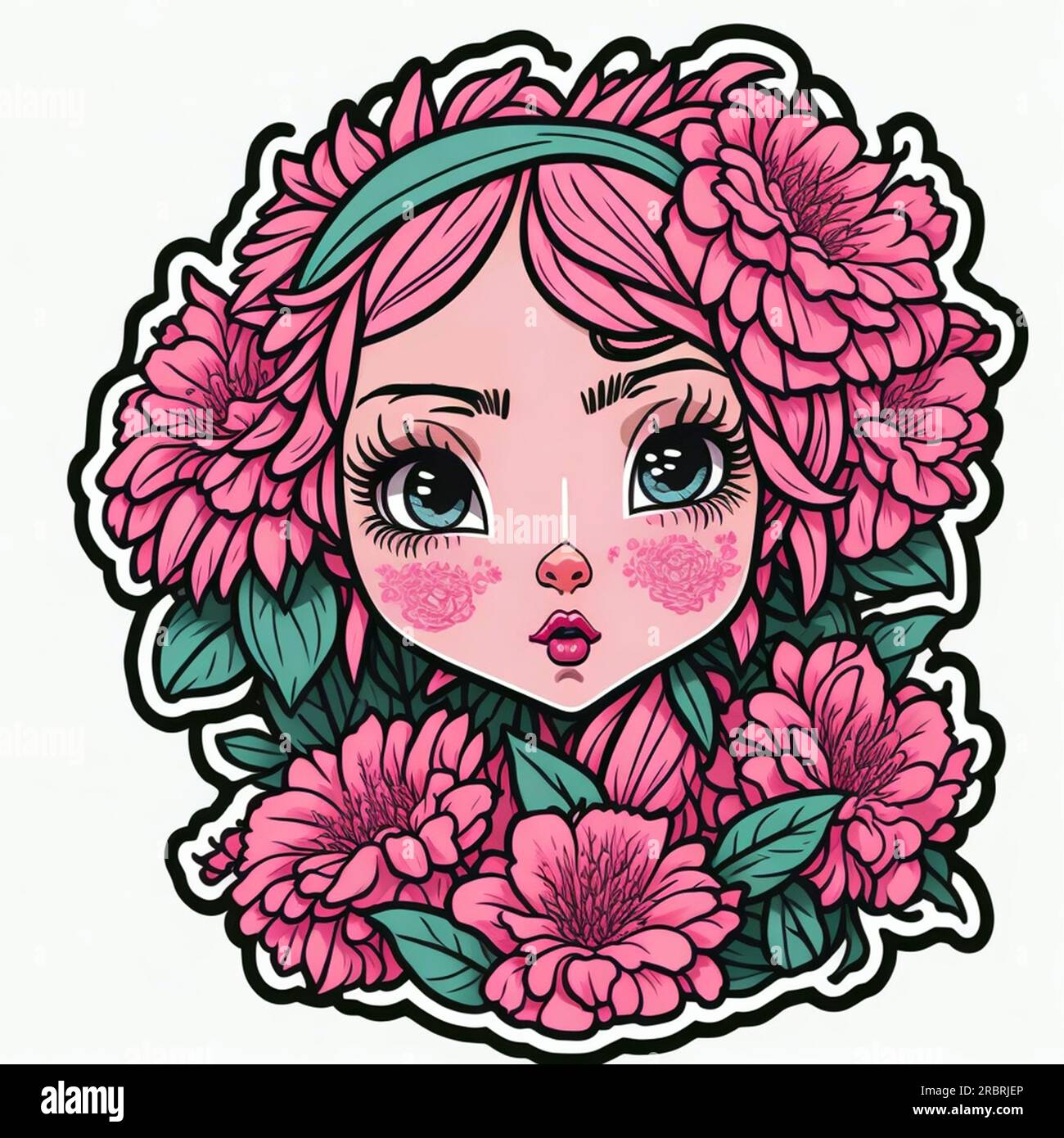 Cartoon flowers Cut Out Stock Images & Pictures Alamy