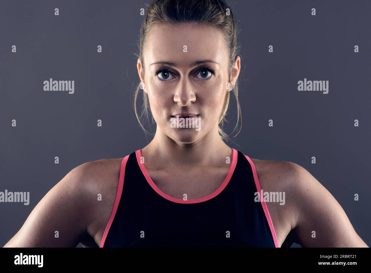 Black tank top hi-res stock photography and images - Alamy