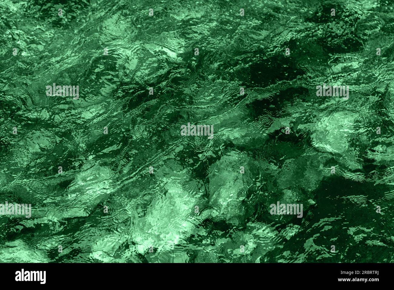 Abstract underwater wallpaper. Aquatic ripple wavy green water surface ...