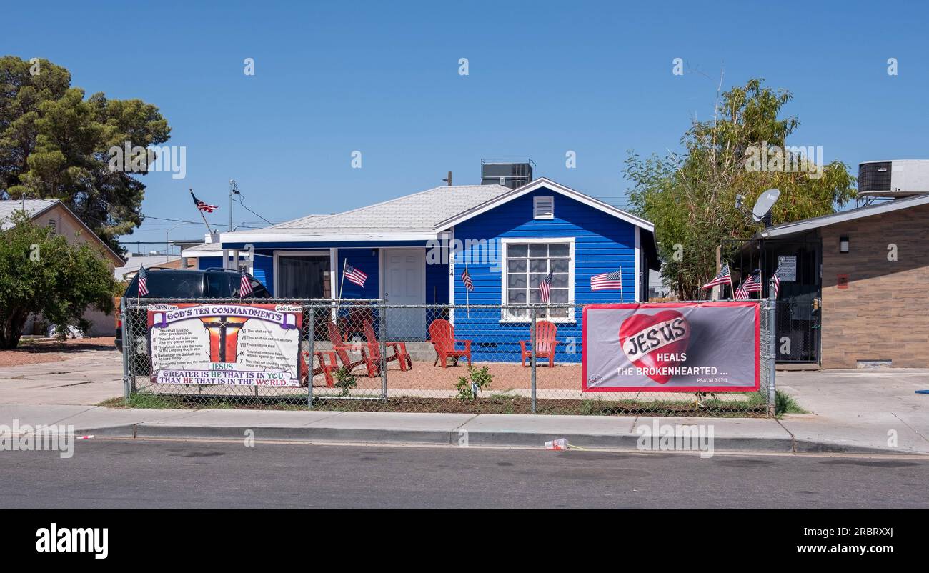Rehabilitation safe house, Las Vegas, Nevada Stock Photo Alamy