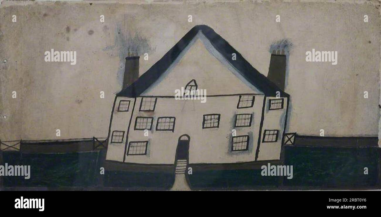 House 1936 by Alfred Wallis Stock Photo Alamy