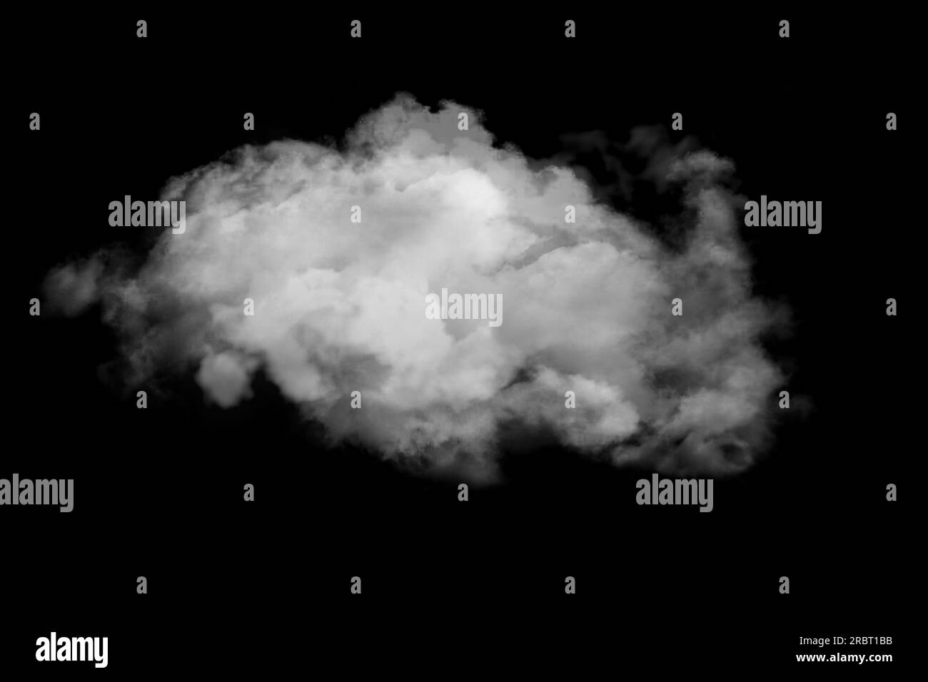 Cloud of white smoke on black background Stock Photo - Alamy
