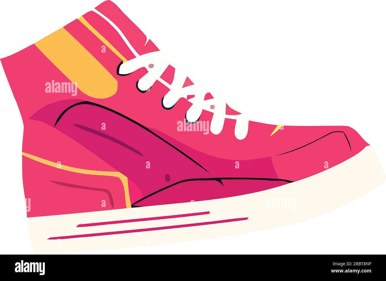 Modern sports shoe icon on white background Stock Vector Image & Art ...
