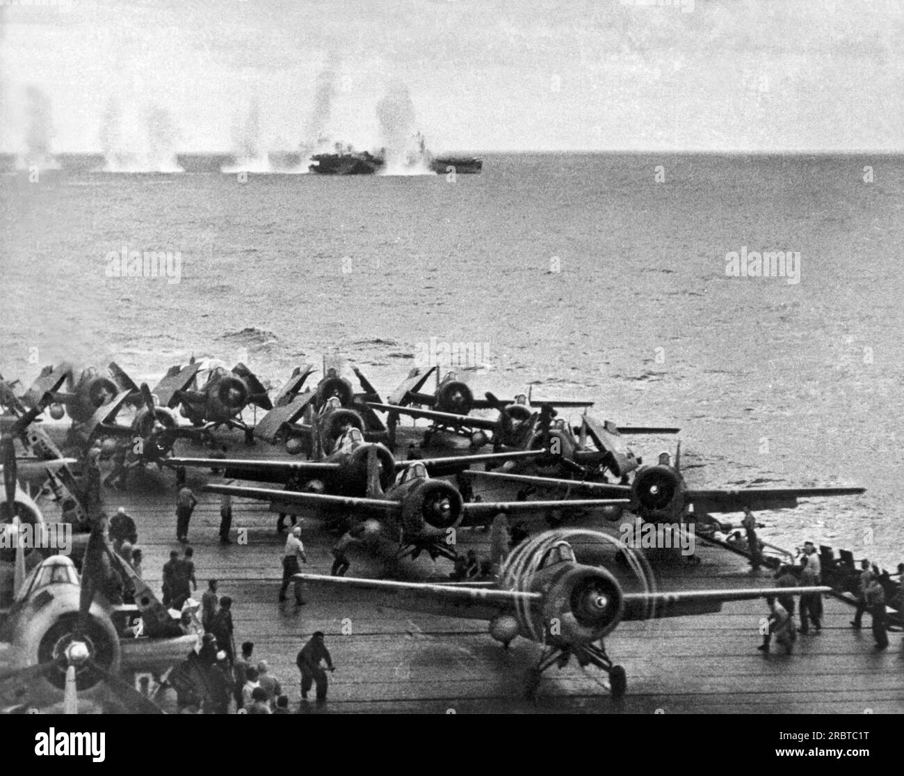 Philippine Sea, Philippines October 25, 1944 Japanese salvos drop next