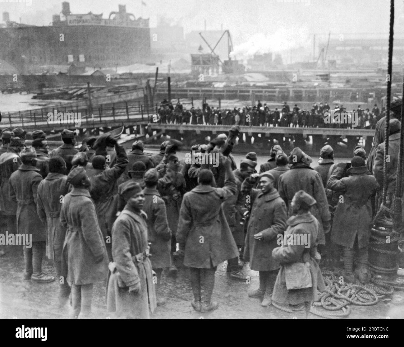 New York, New York February 12, 1919. Member of the 15th Infantry, the