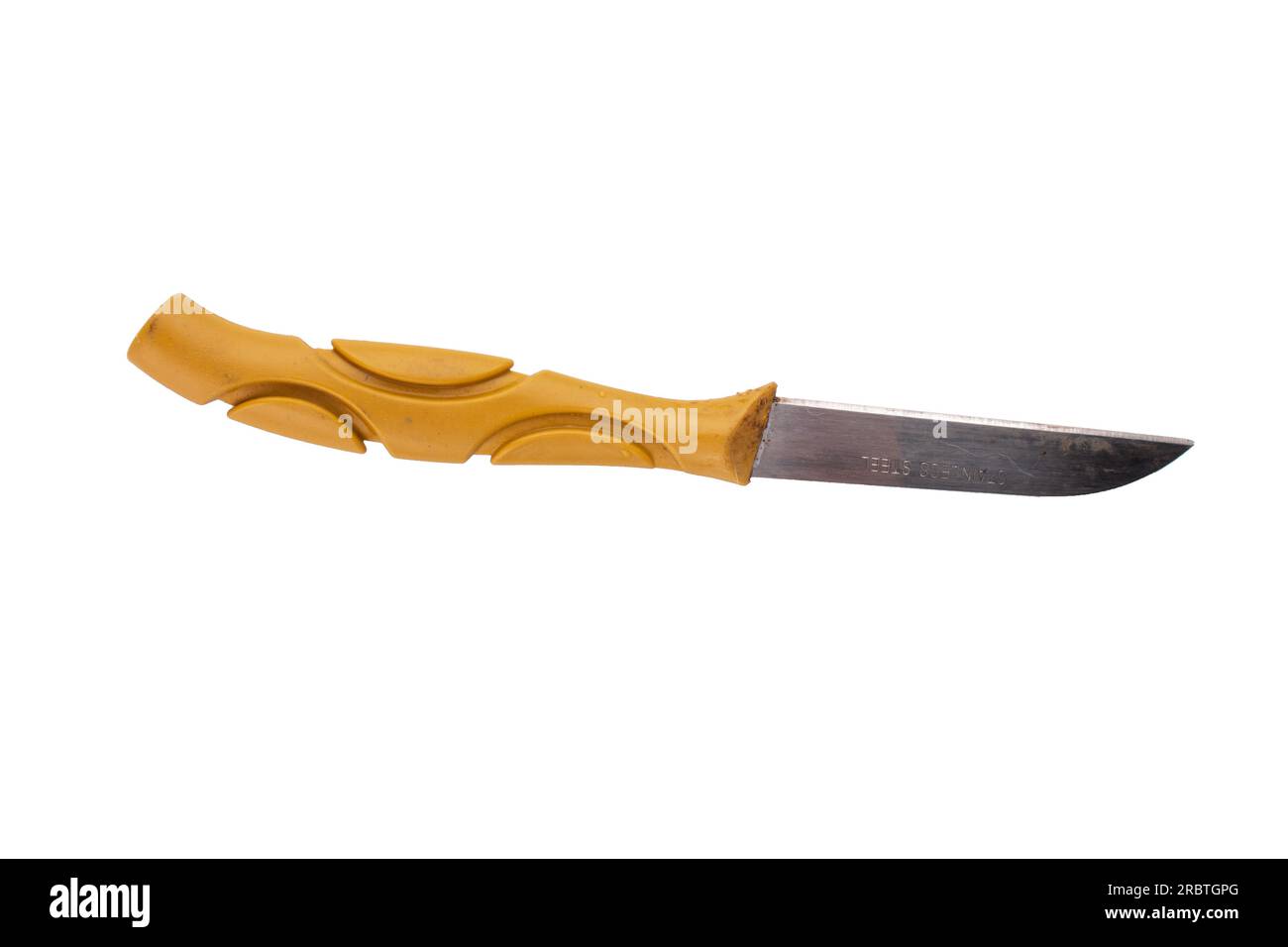 carving knife isolate on white background. Stock Photo