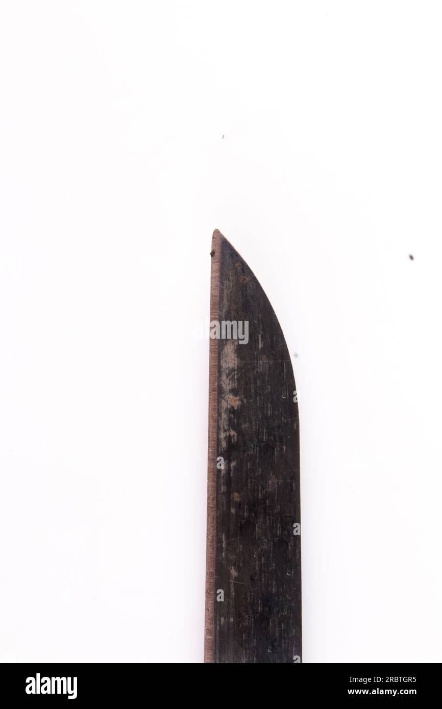 carving knife isolate on white background. Stock Photo