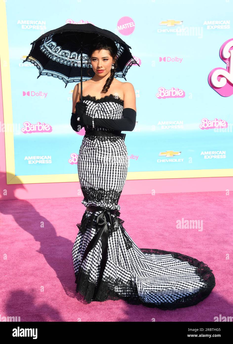 Los Angeles, California, USA. 09th July, 2023. Xochitl Gomez attends the World Premiere of 'Barbie' at the Shrine Auditorium and Expo Hall on July 09, 2023 in Los Angeles, California. Credit: Jeffrey Mayer/Jtm Photos/Media Punch/Alamy Live News Stock Photo