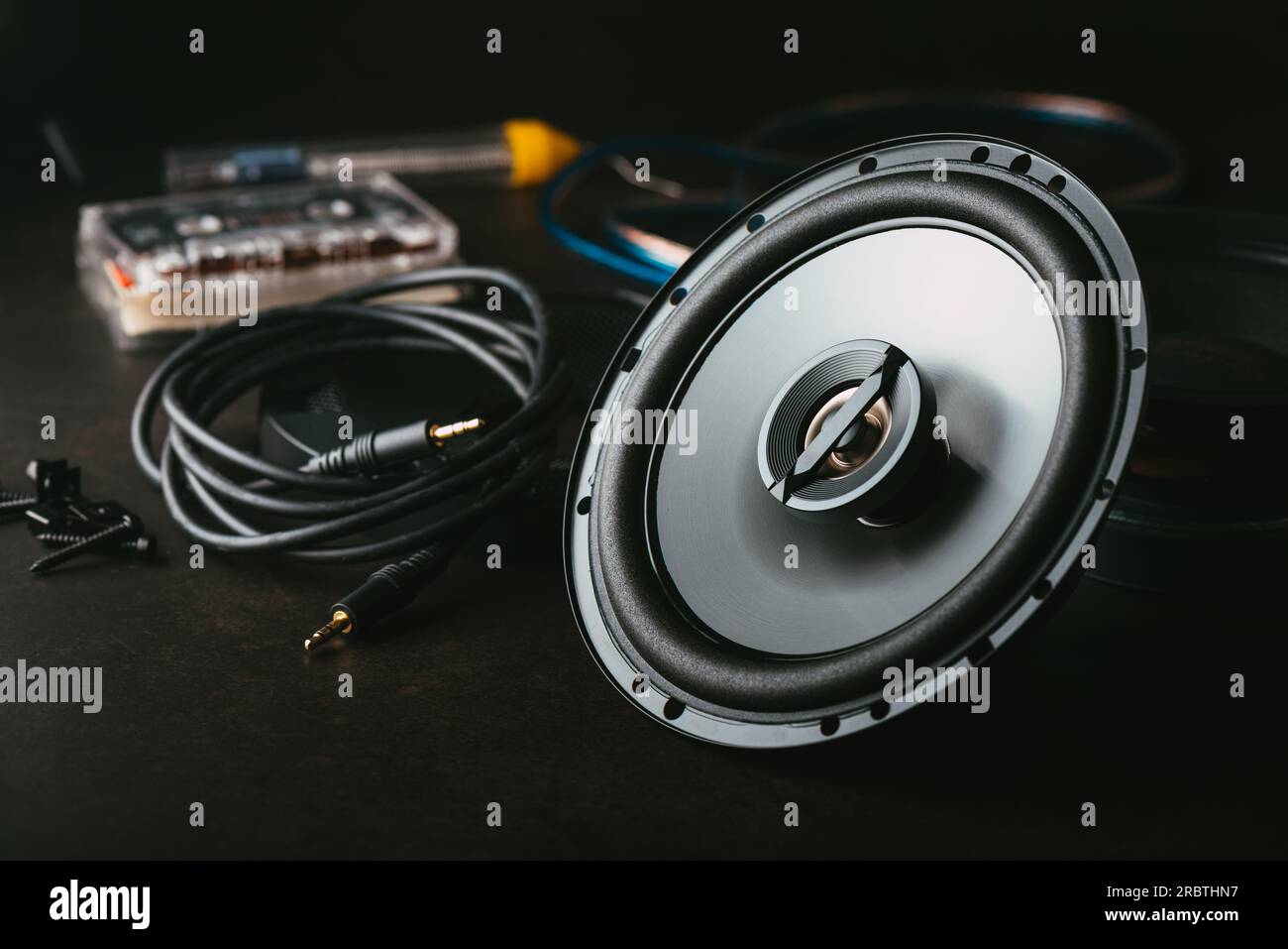 Coaxial car speaker, 2way loudspeakers with tweeter and midrange