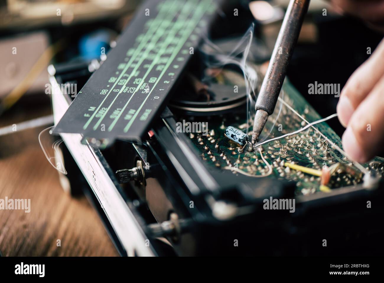 Radio repair hi-res stock photography and images - Alamy