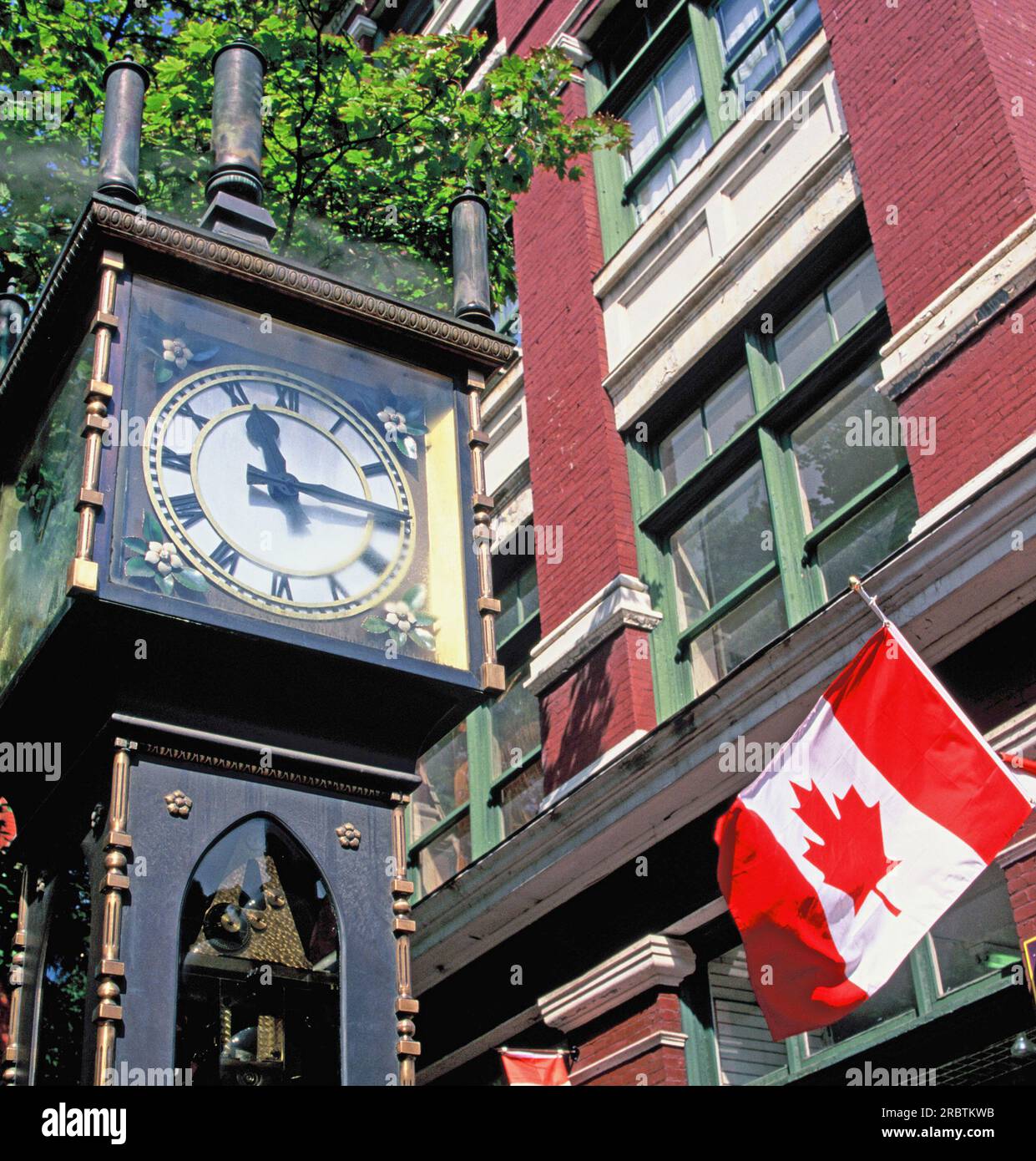 Gastown Steam Clock, Vancouverr, Canada Stock Photo Alamy