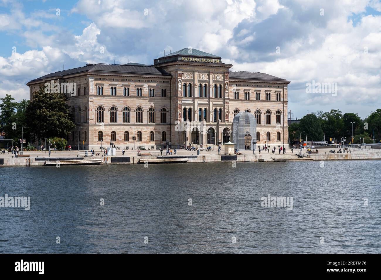 Stockholm, Sweden - July 6th 2023 - View towards Swedish National
