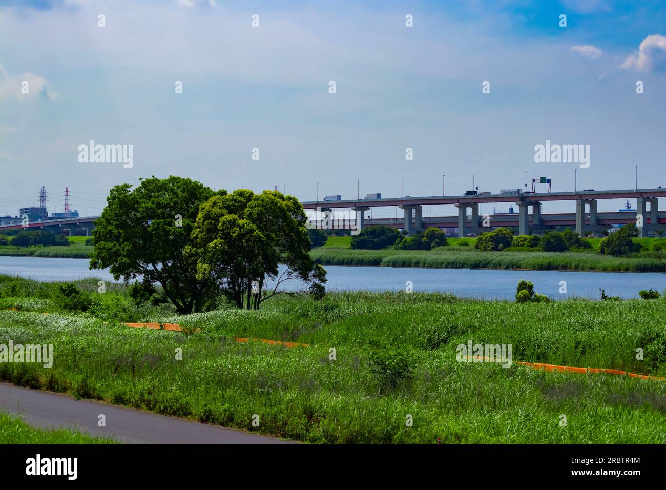 A traffic jam at the downtown street and highway in Tokyo Stock Photo Alamy