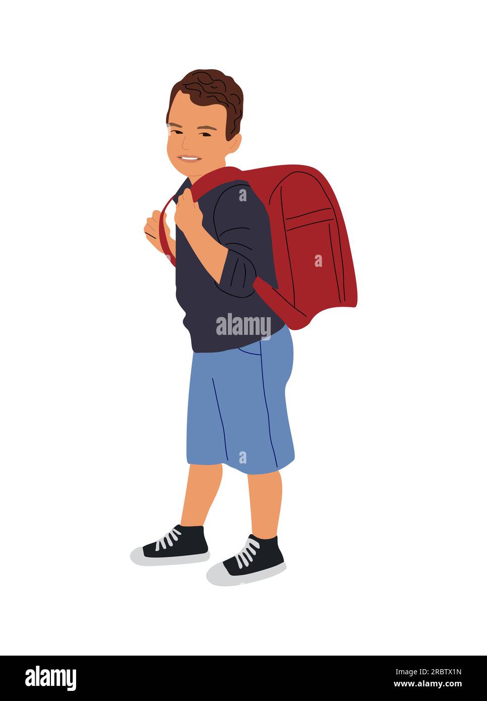 Children walking school Cut Out Stock Images & Pictures Alamy
