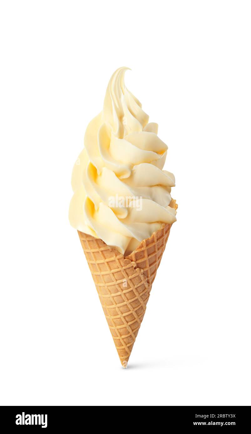 Soft whipped ice cream cone hi-res stock photography and images - Alamy