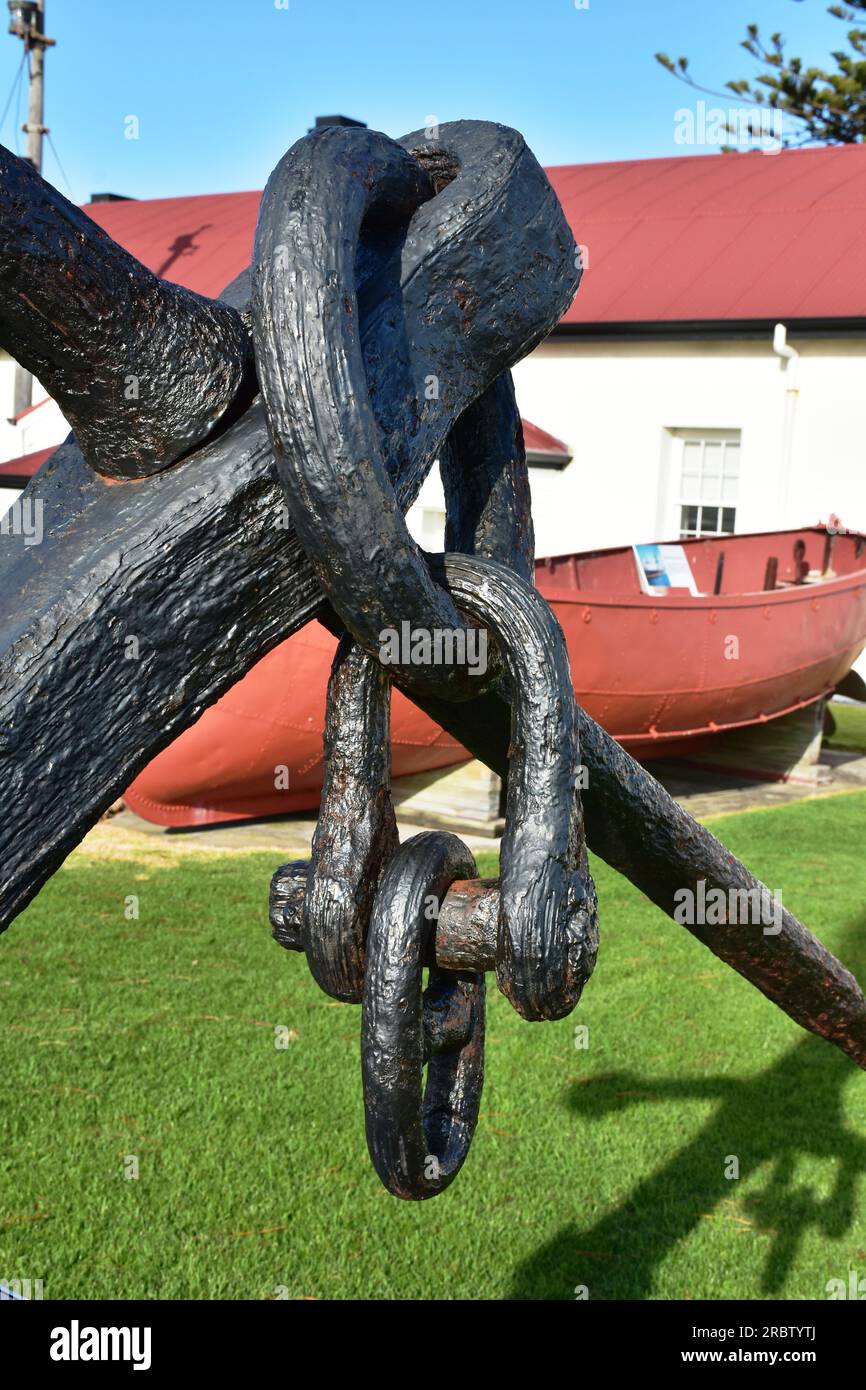 Anchor with D-Clapm Stock Photo