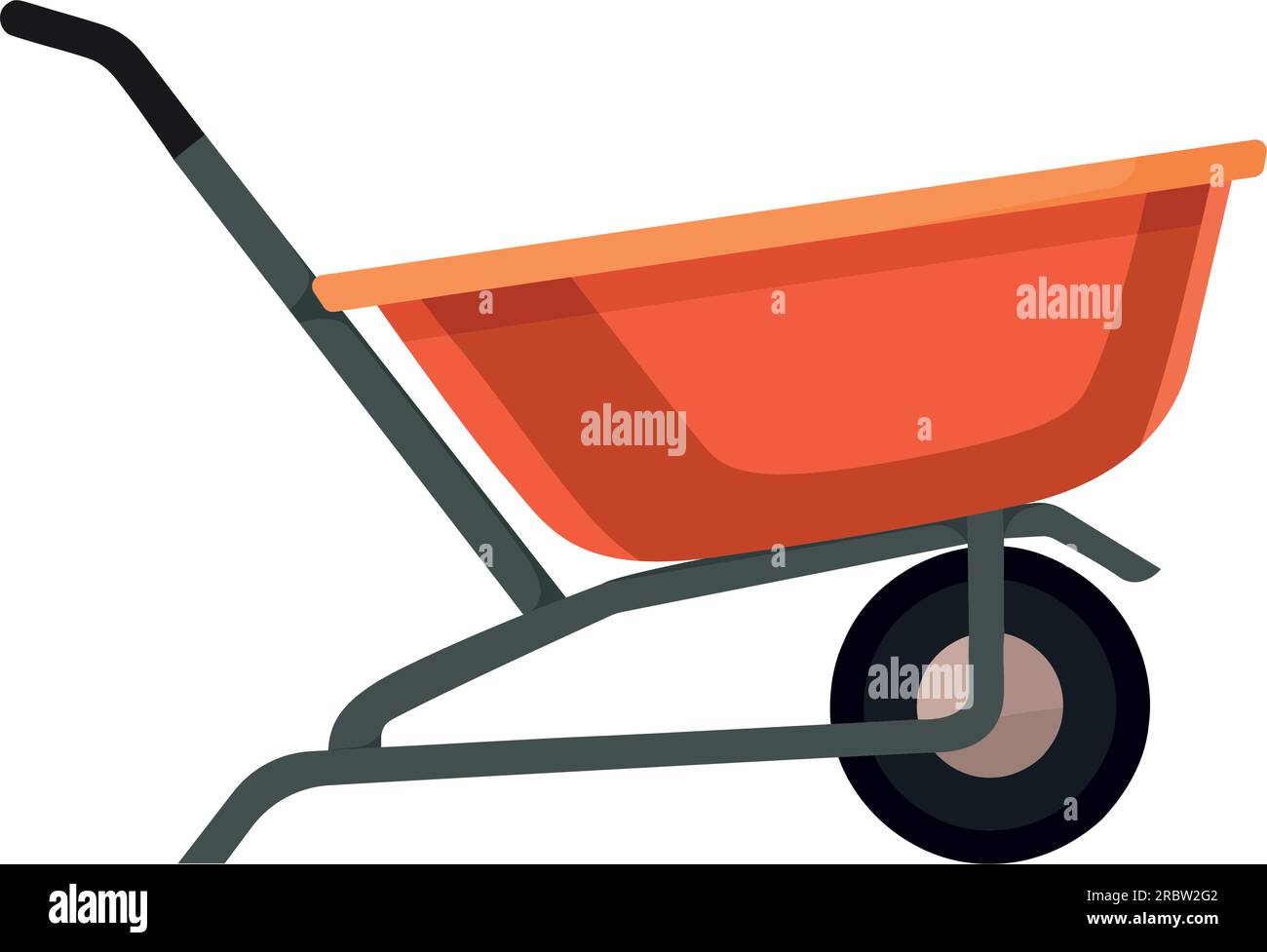 Heavy wheelbarrow illustration Stock Vector Image & Art - Alamy
