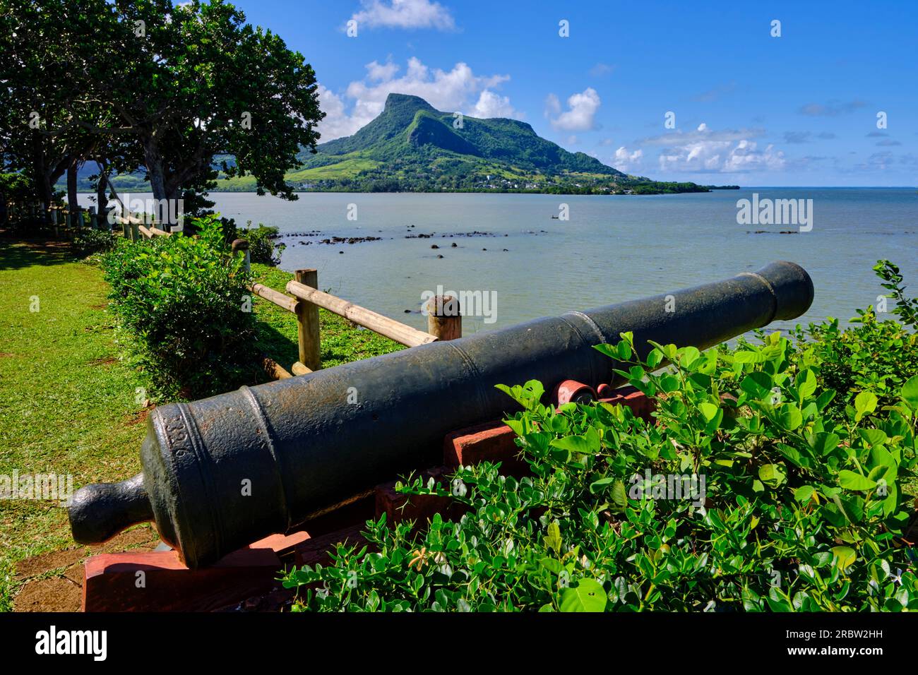 Mauritius, Grand Port district, Old Grand Port, Grand Port bay Stock Photo