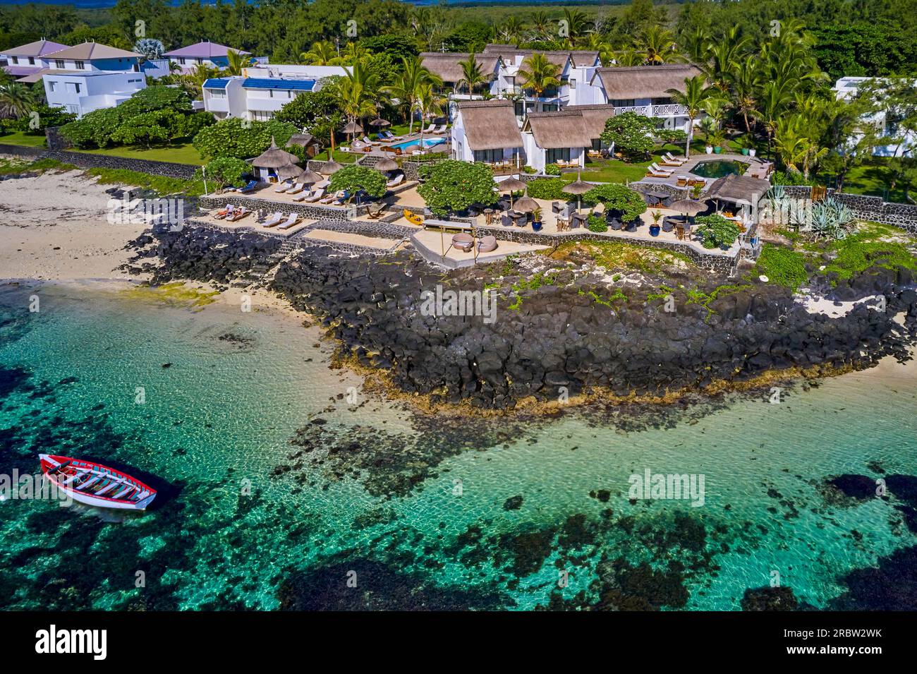 Mauritius, Flacq district, La Maison d'Été hotel, Newmark chain Stock