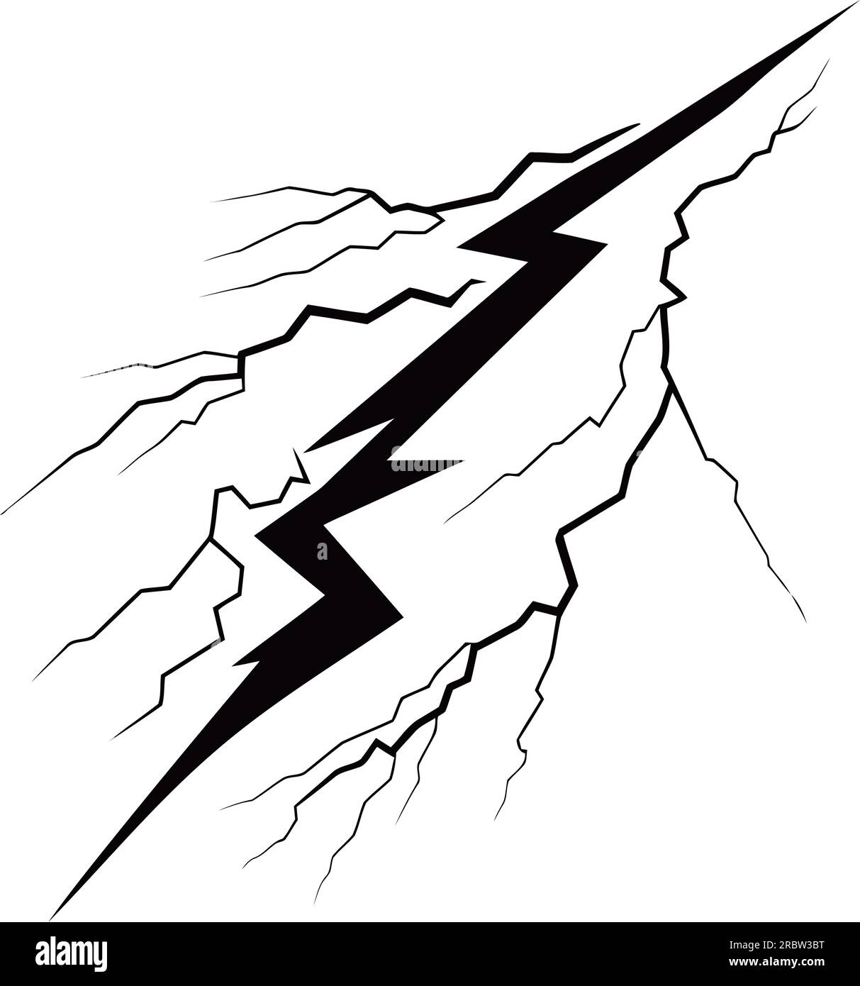 Electricity explodes in sign of danger Stock Vector Image & Art Alamy