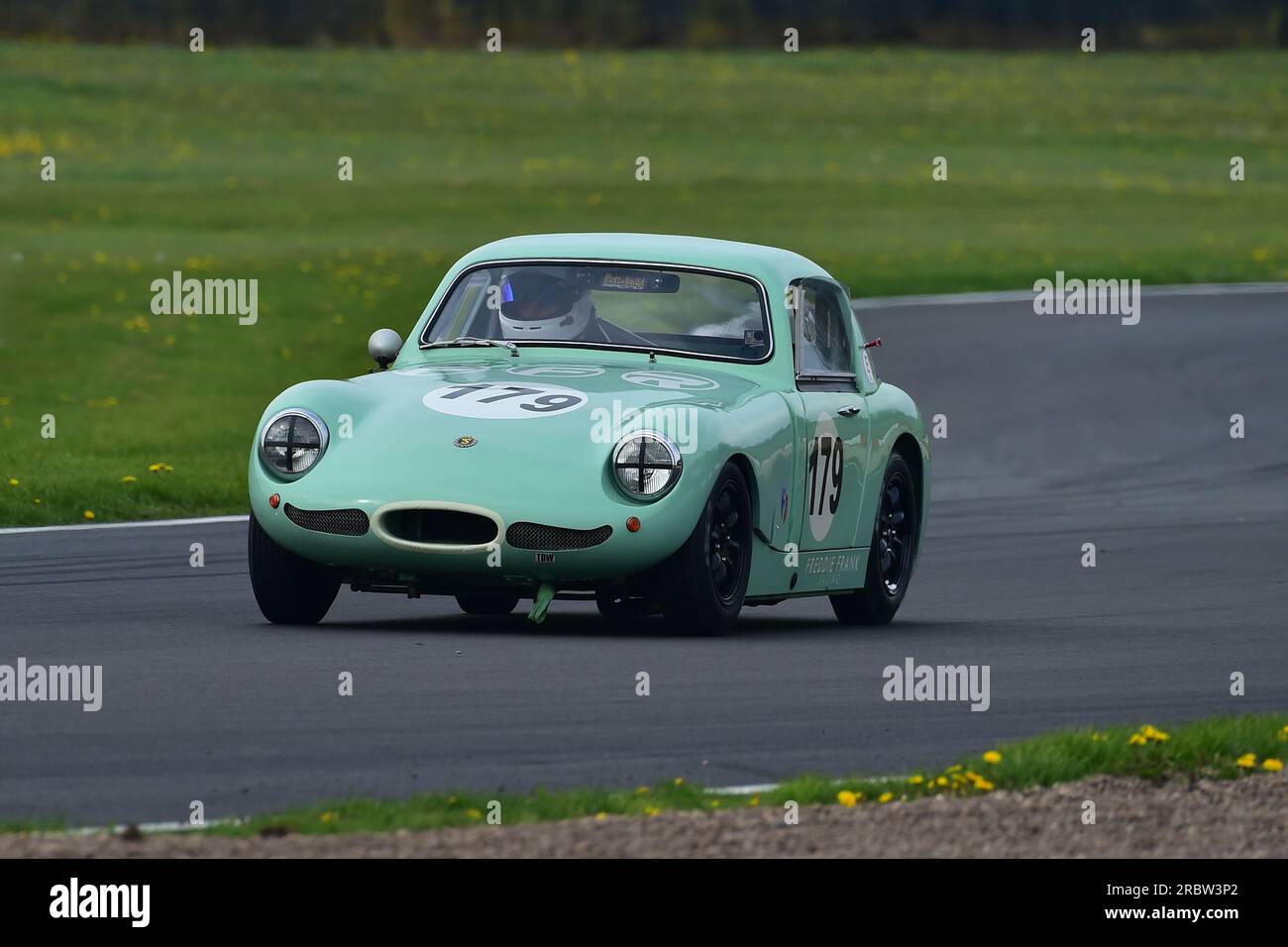 Samuel Ashby, Austin Healey Speedwell Sprite, An event featuring two distinct grids, HRDC Dunlop Allstars for pre-1966 Sports, GT and Touring Cars. Th Stock Photo