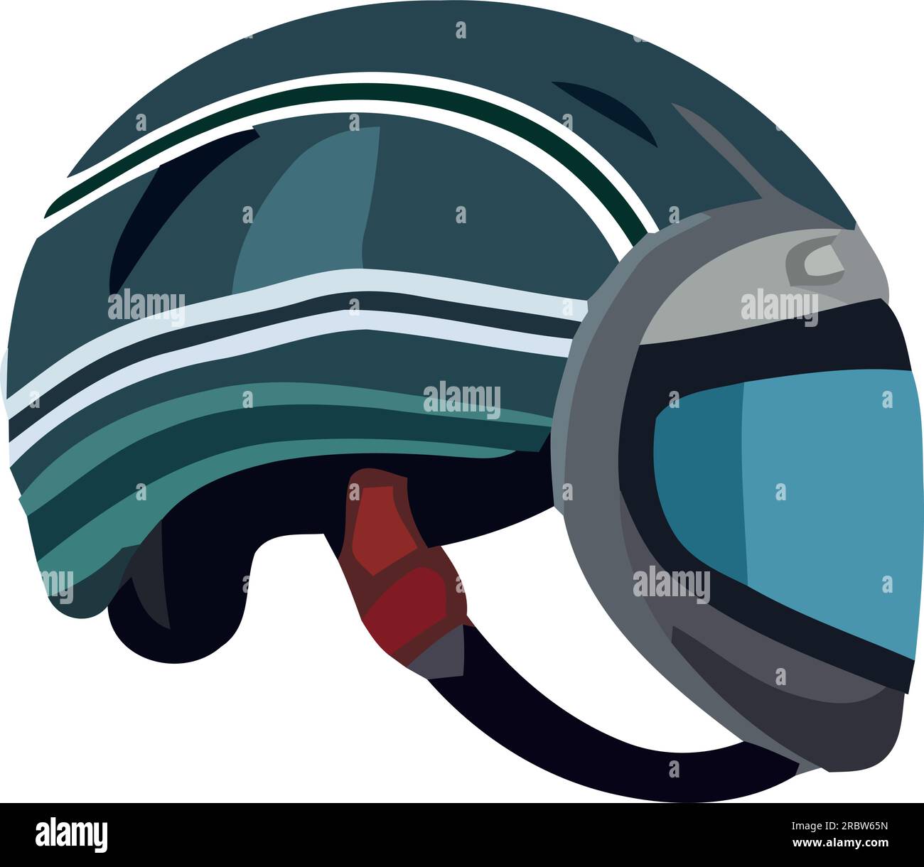 safety cycling helmet vector illustration Stock Vector Image & Art Alamy