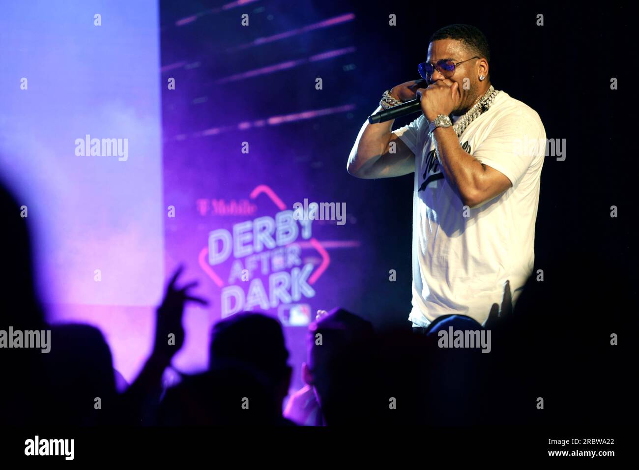 IMAGE DISTRIBUTED FOR TMOBILE Nelly performs at the TMobile Derby