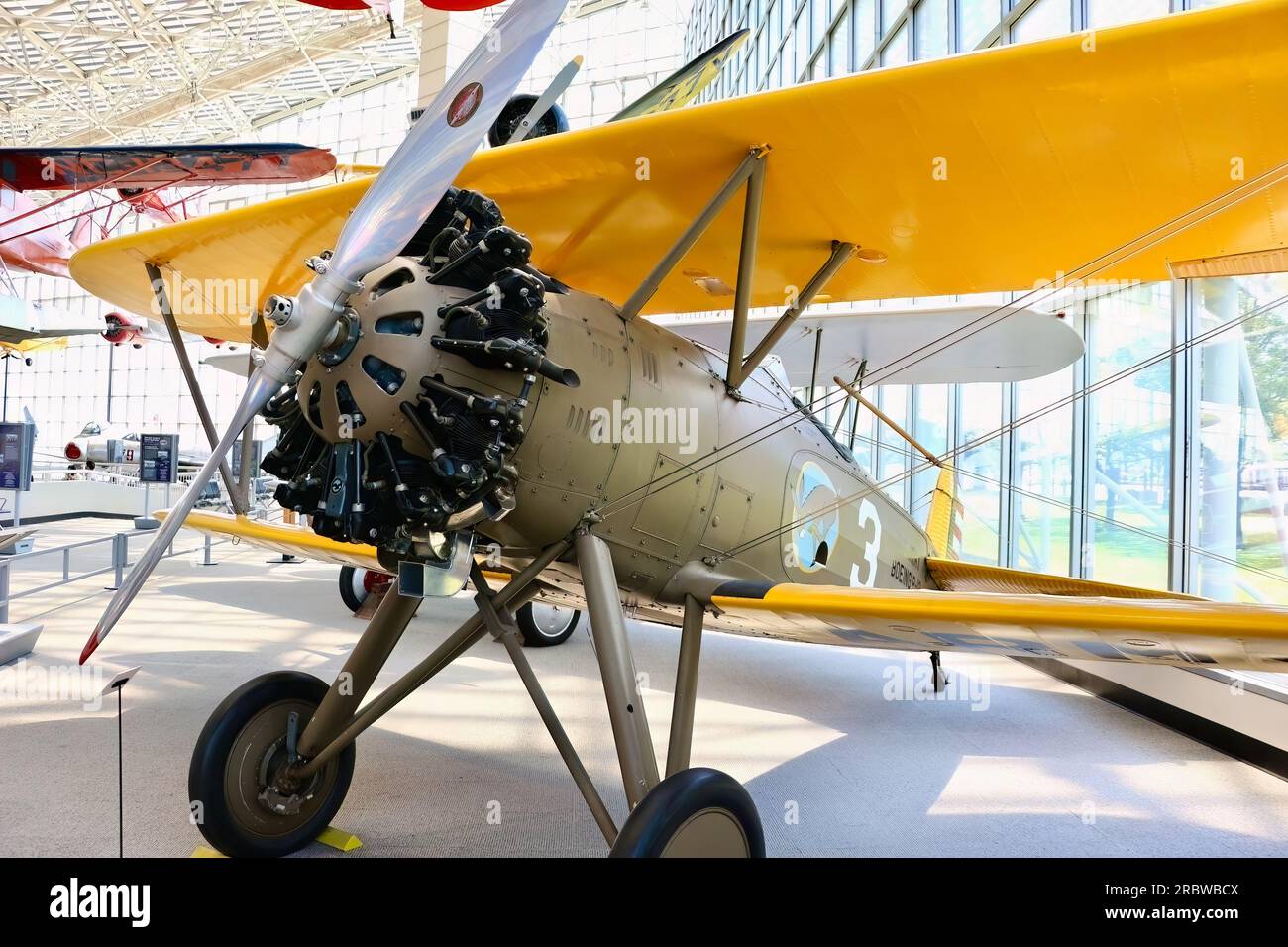 Boeing 100 P 12 F4b 1928 P12 Fighter Biplane The Museum Of Flight