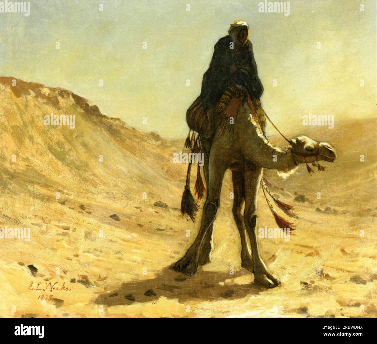 The Camel Rider 1875 by Edwin Lord Weeks Stock Photo - Alamy