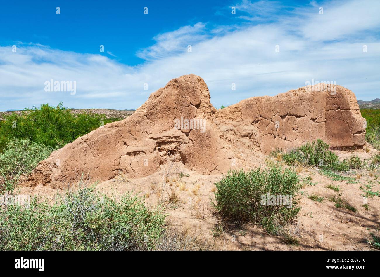 Fort Selden State Monument, Museum in Radium Springs, New Mexico Stock