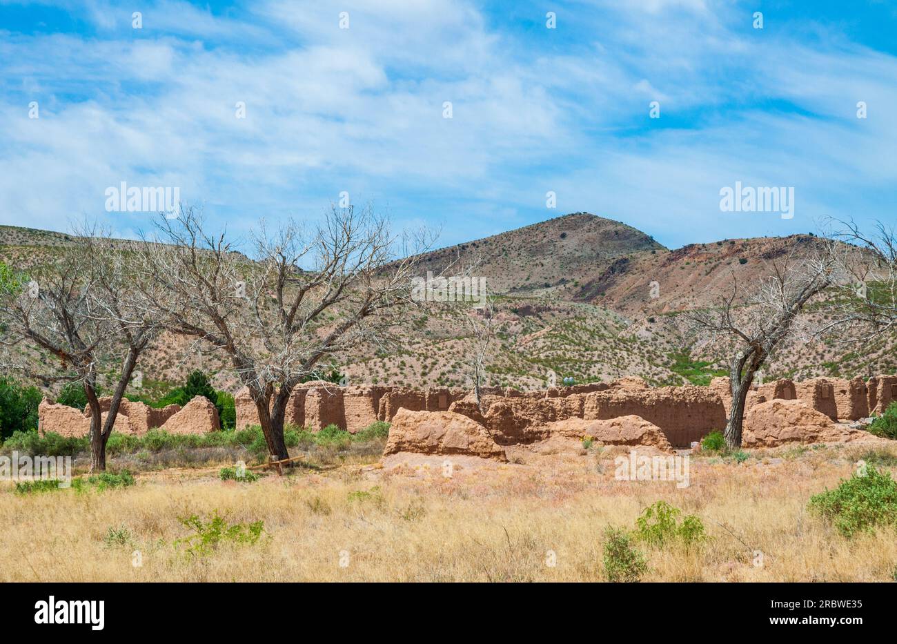 Fort Selden State Monument, Museum in Radium Springs, New Mexico Stock