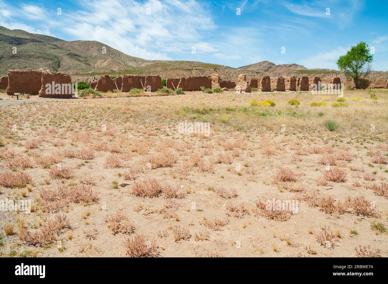 Fort Selden State Monument, Museum in Radium Springs, New Mexico Stock