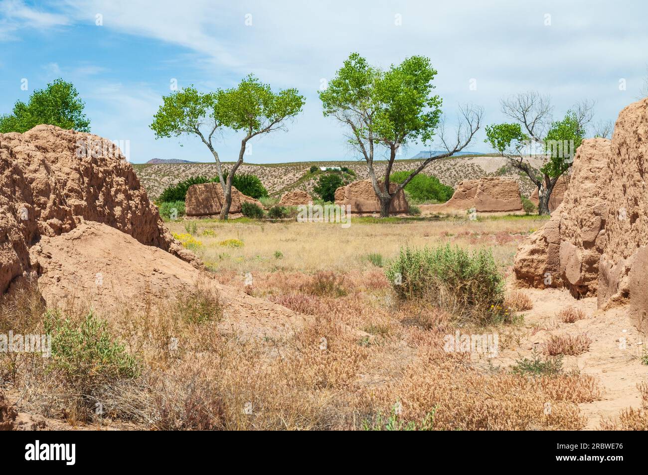 Fort Selden State Monument, Museum in Radium Springs, New Mexico Stock