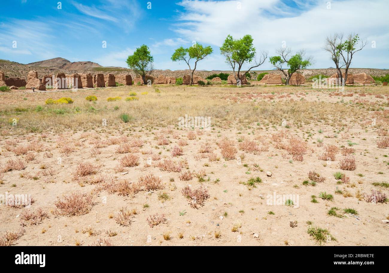 Fort Selden State Monument, Museum in Radium Springs, New Mexico Stock