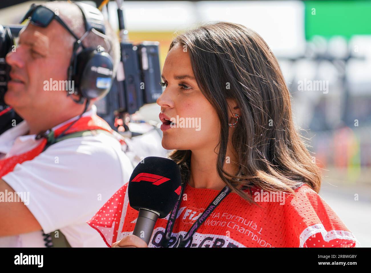 Laura Winter F1 TV during the FORMULA 1 ARAMCO BRITISH GRAND PRIX 2023 ...