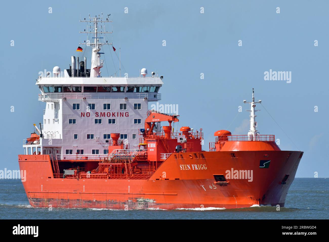 Chemical / Oil Products Tanker STEN FRIGG Stock Photo