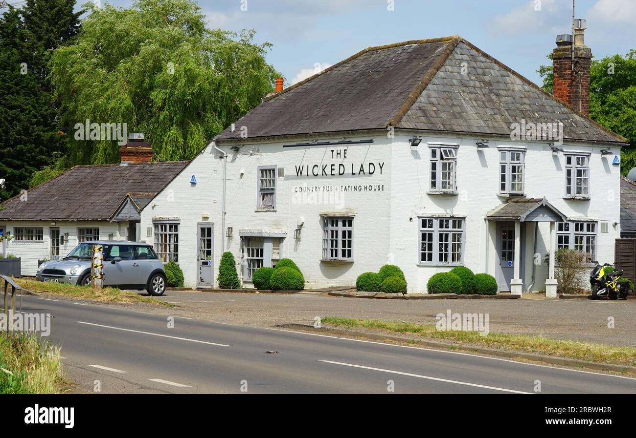 The Wicked Lady Inn at Nomansland Common, Wheathampstead Stock Photo