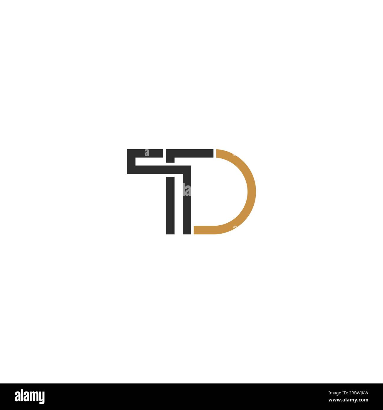 Alphabet Initials Logo Td, Dt, T And D Stock Vector Image & Art - Alamy