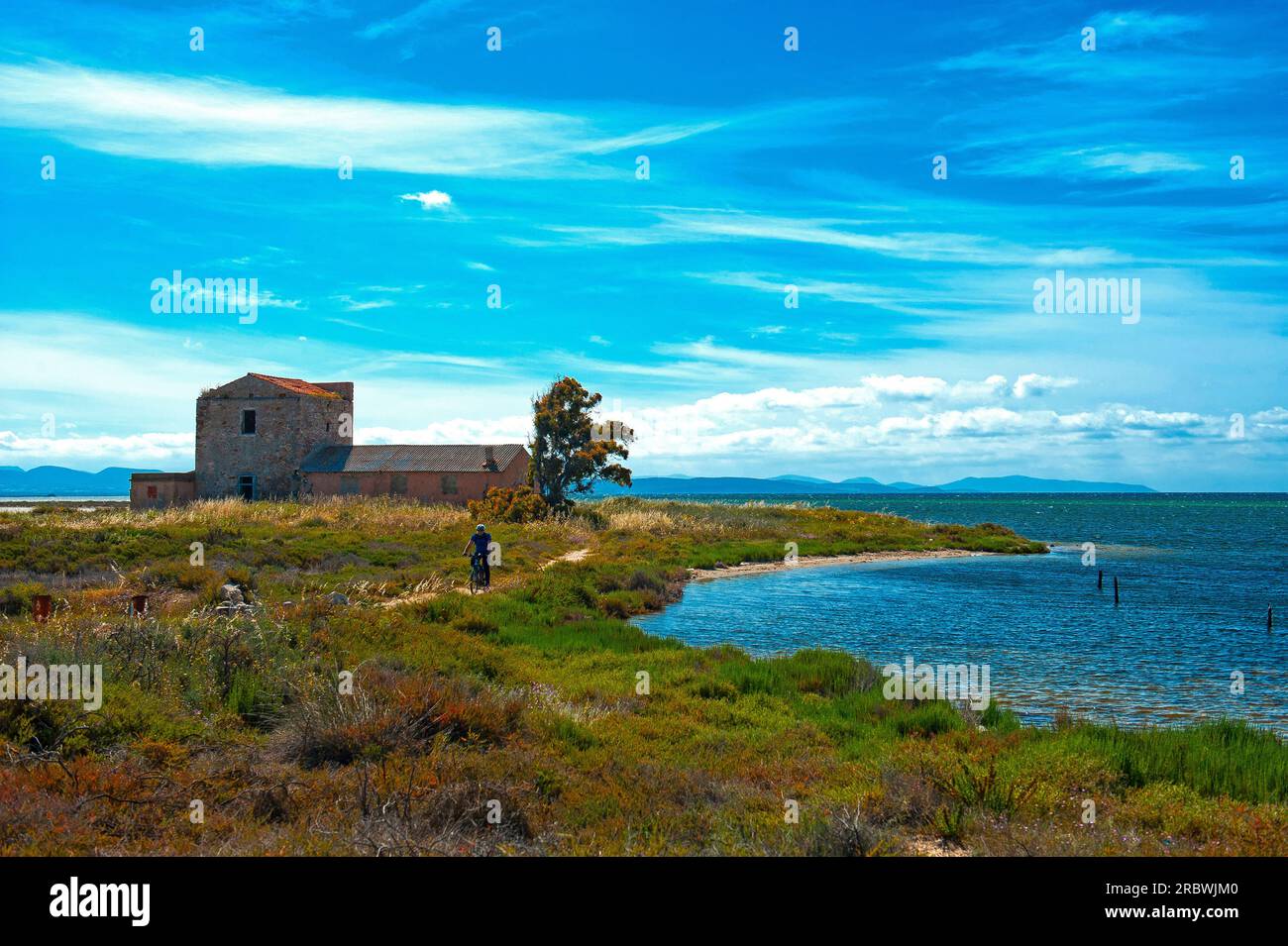 Lagoon of Sant’Antioco Island, Sardinia, Italy, Europe Stock Photo - Alamy