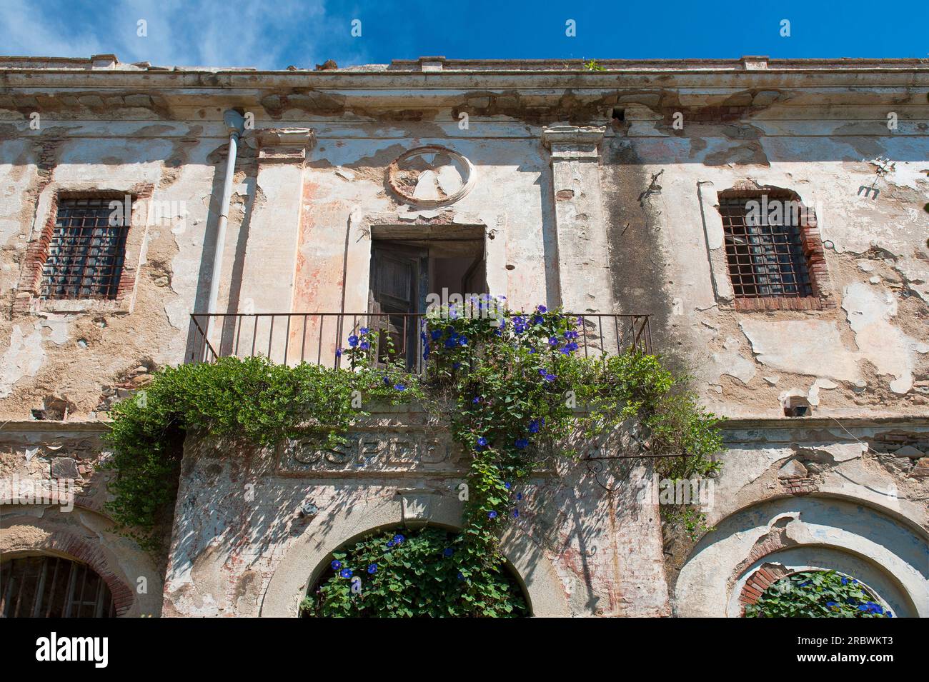 Former Penal Colony (Ex Colonia Penale), Castiadas, Sardinia, Italy, Europe Stock Photo
