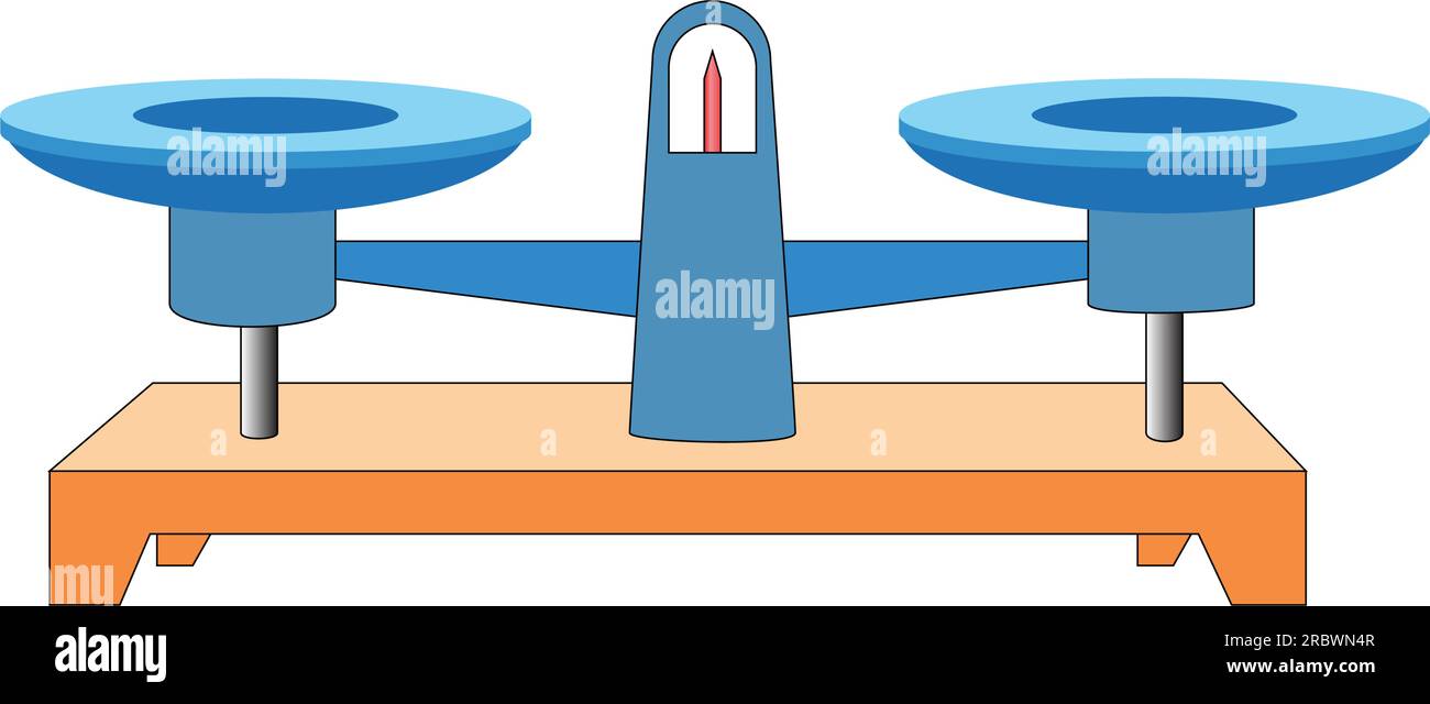 Balance scales. Bowls of scales in balance, an imbalance of scales