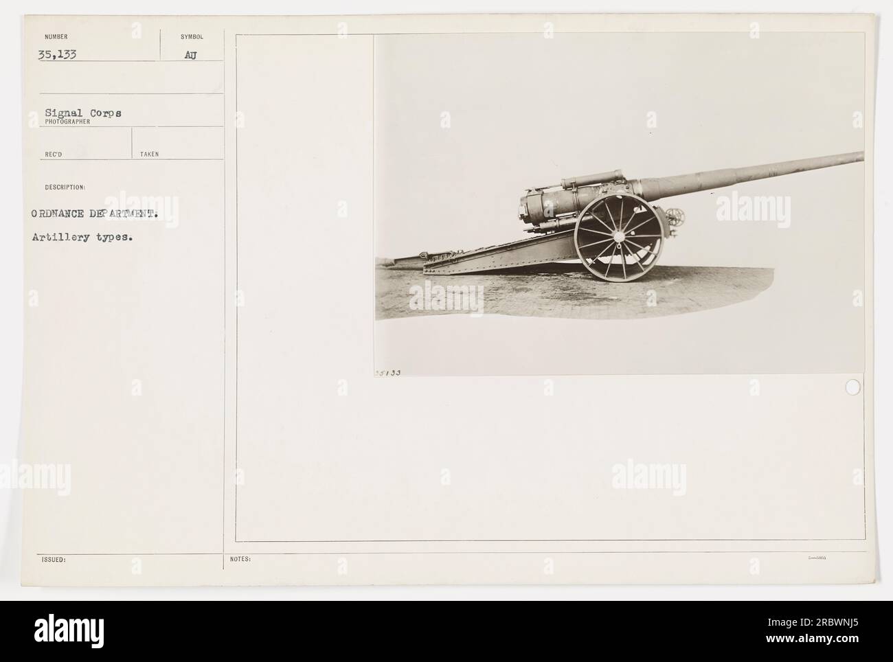 A group of artillery types is seen in this photograph taken by the