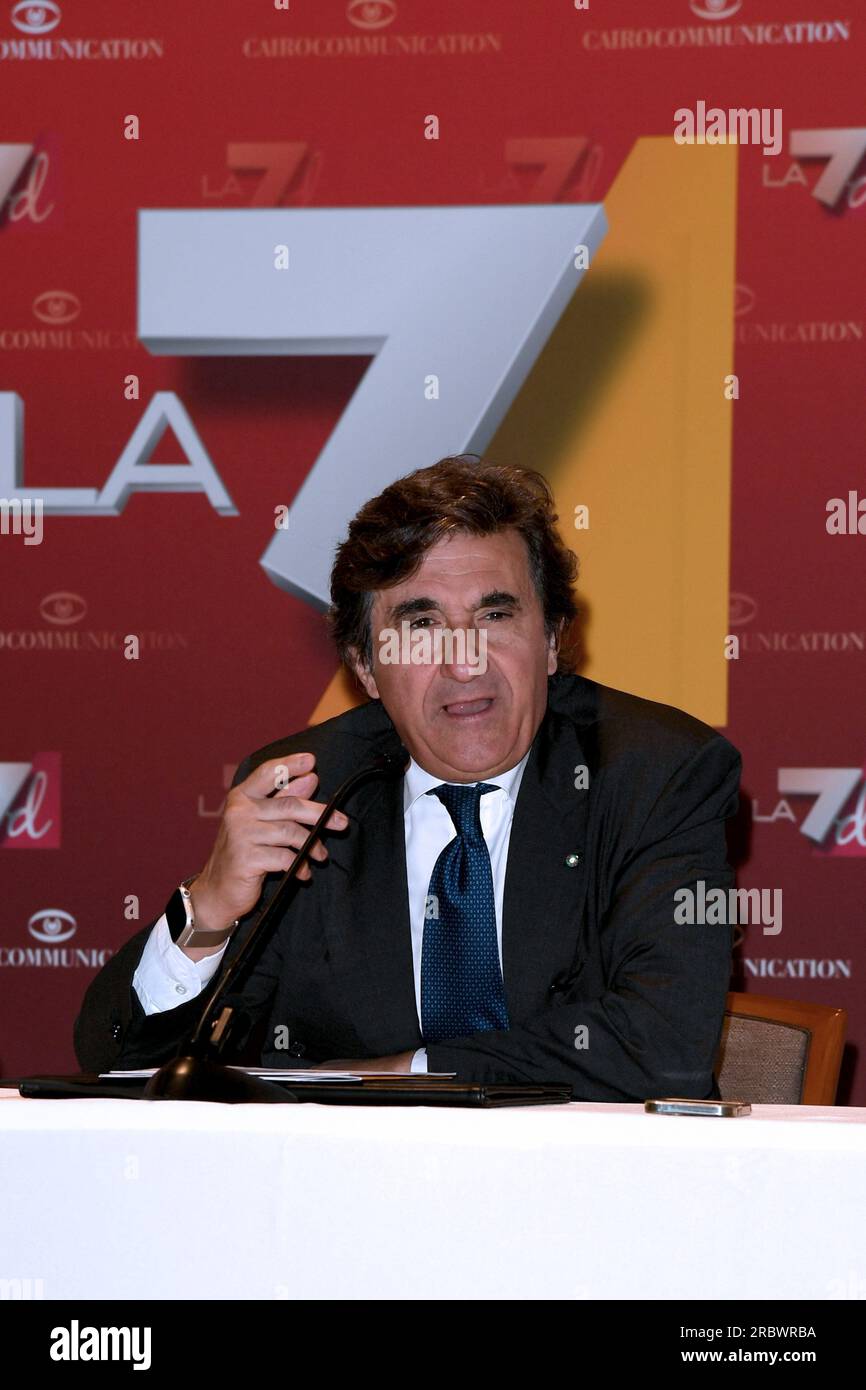 Milan, Presentation of the LA7 2023/2024. Urban