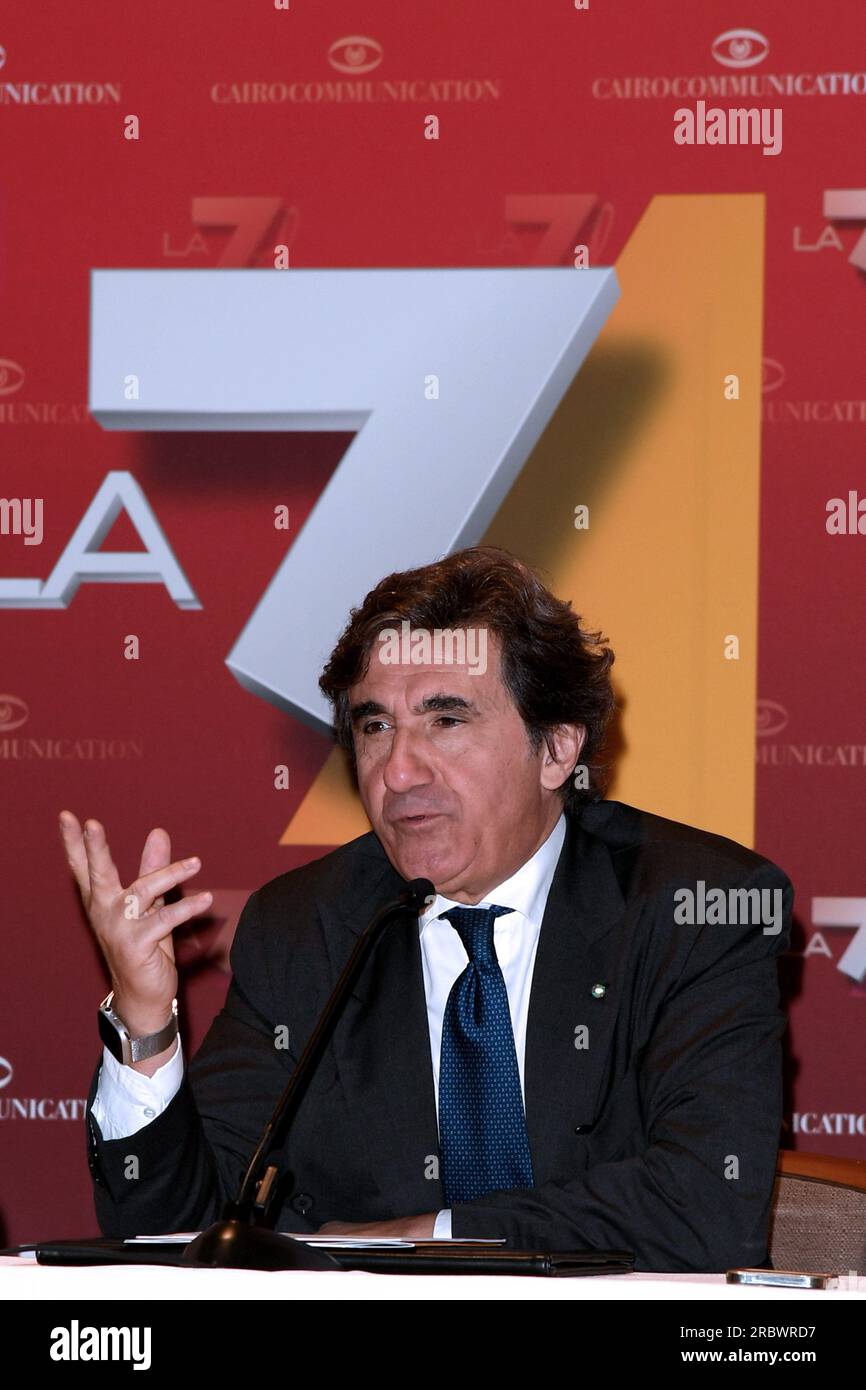 Milan, Presentation of the LA7 2023/2024. Urban