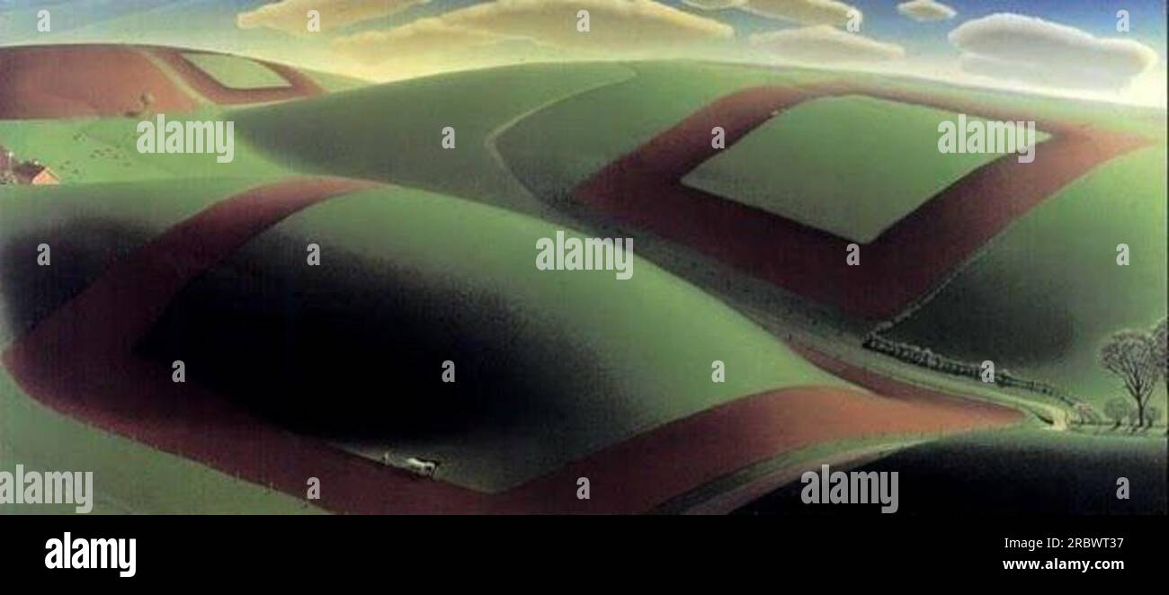 Spring Turning 1936 by Grant Wood Stock Photo - Alamy