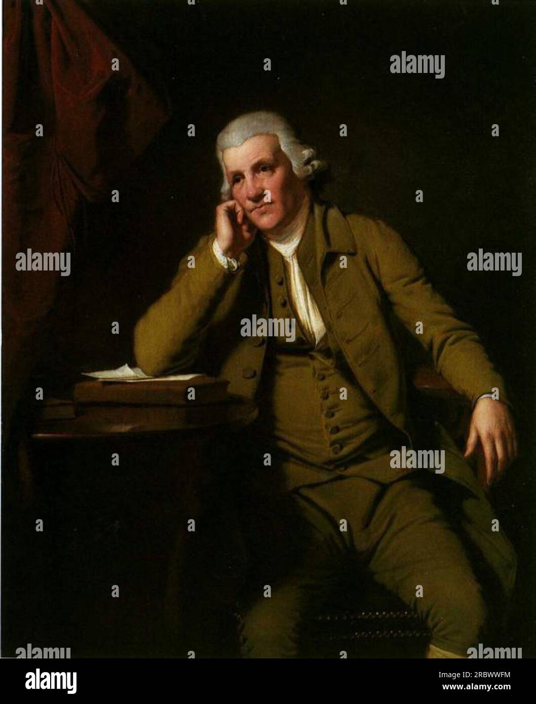 Jedediah Strutt 1790 by Joseph Wright Stock Photo