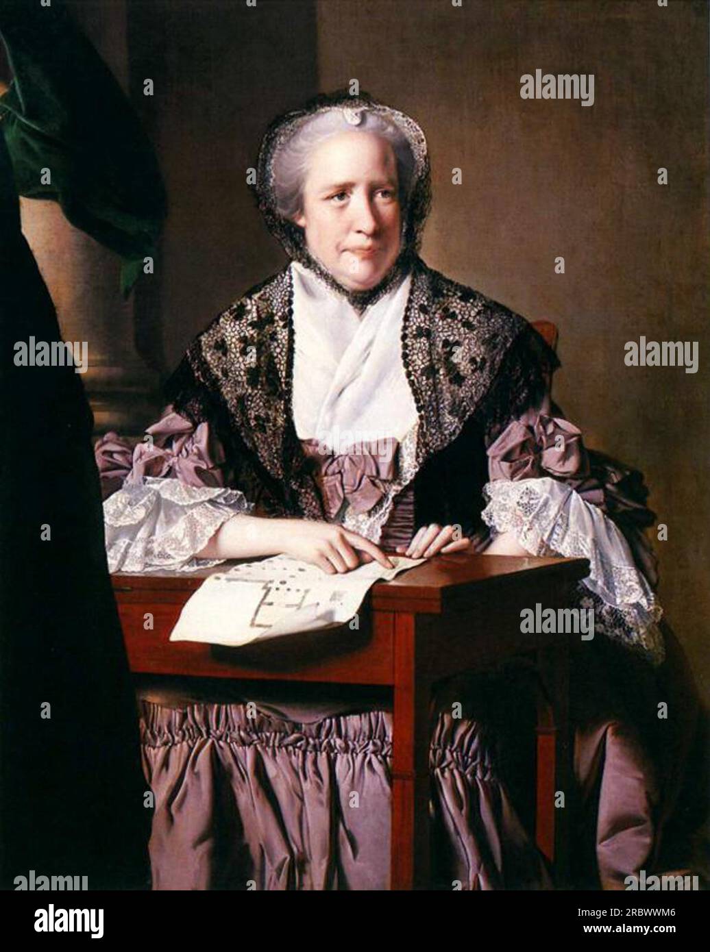 Mrs. Sarah Clayton 1769 by Joseph Wright Stock Photo Alamy