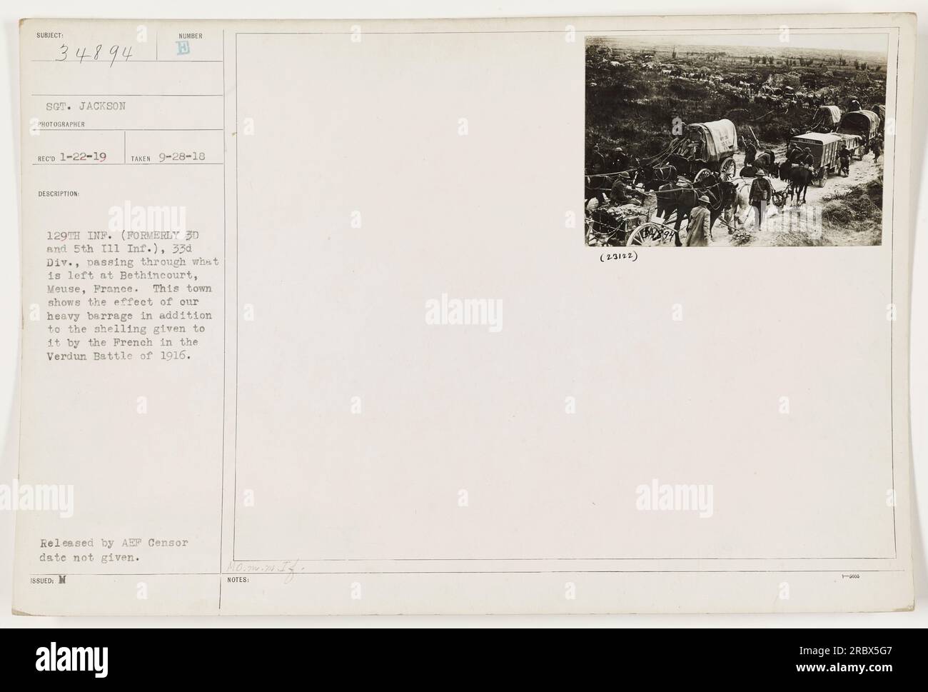 The image shows soldiers from the 129th Infantry, formerly known as the ...