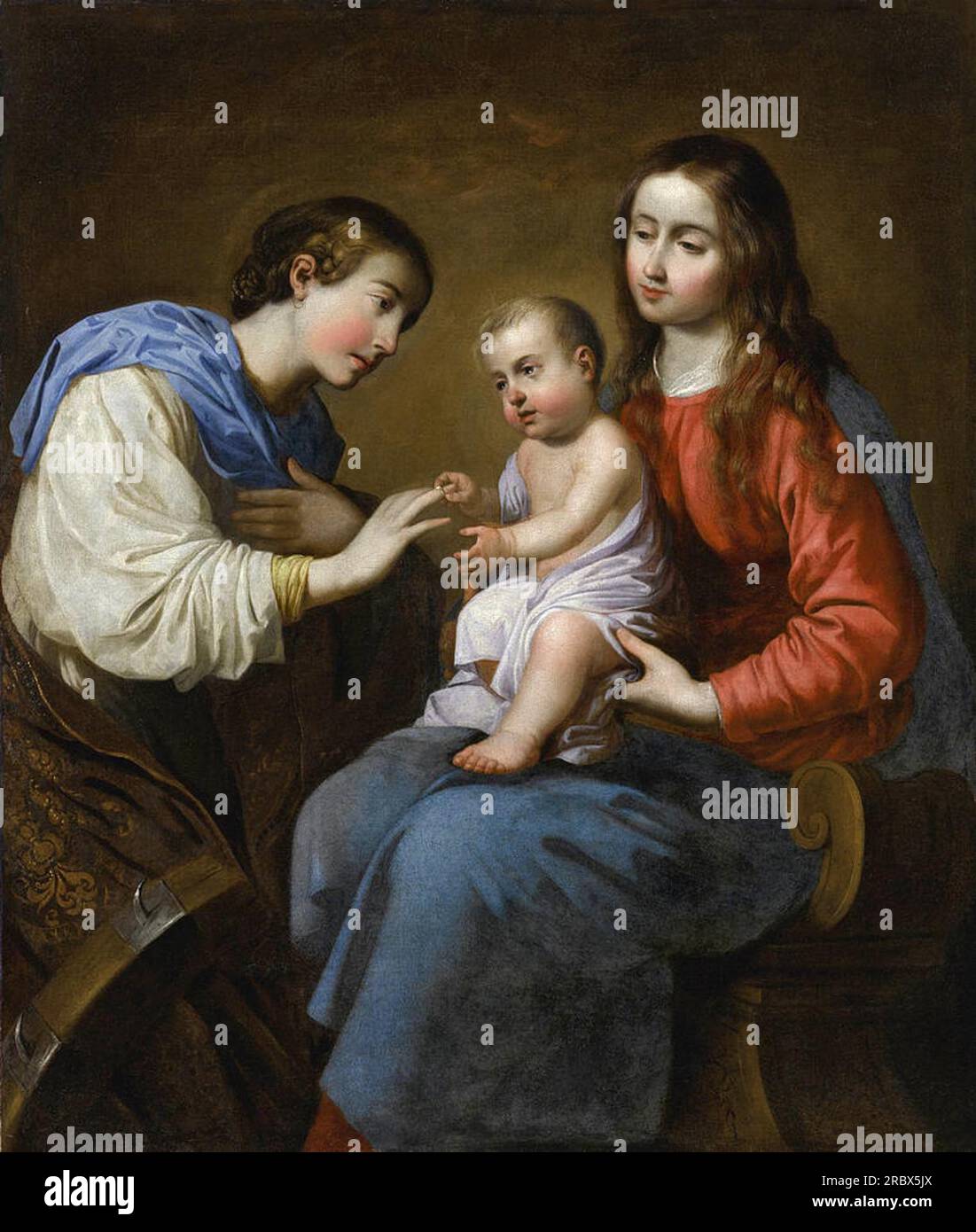 The Mystic Marriage Of Saint Catherine Of Alexandria by Francisco de ...